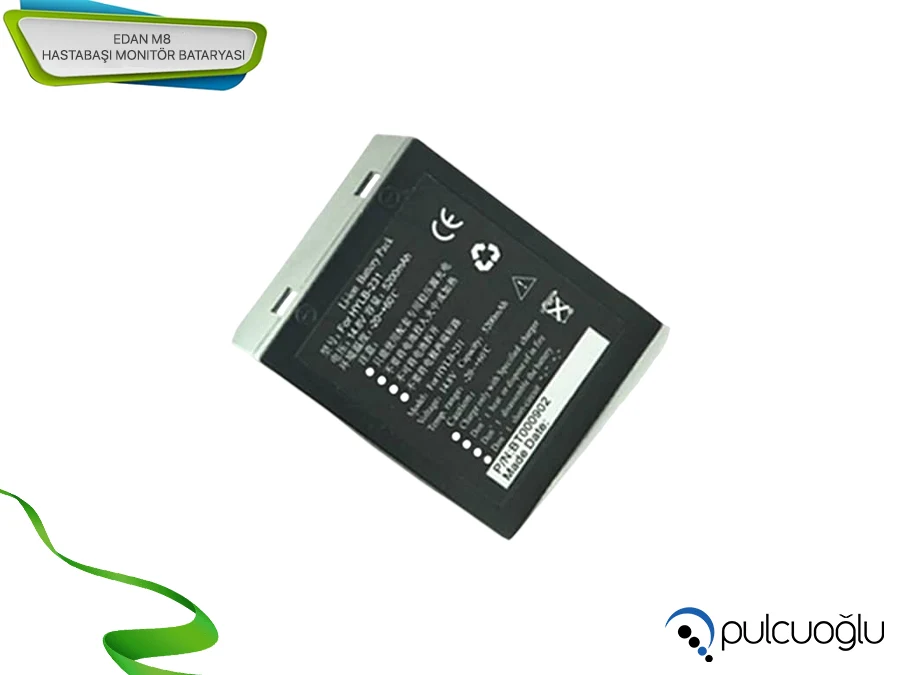                 Edan M8 Hastabaşı Monitör Bataryası